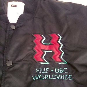 HUF xl rare jacket Crooked H St. ides XL variant seen on Chris Brown Huf World